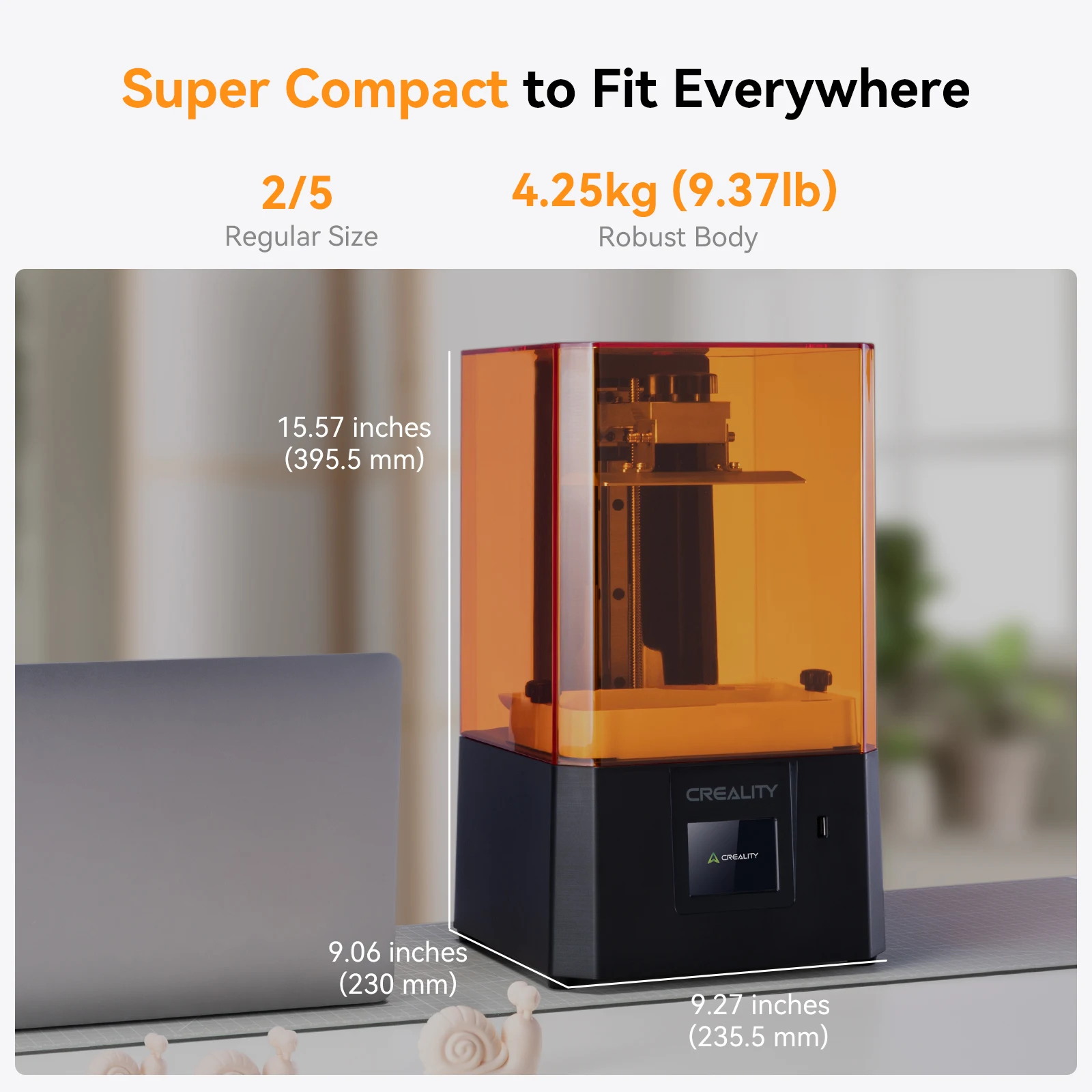 creality 3d printer Halot R6 3d printer machine Super Compact Size 130.56*82.62*160mm  Super Compact Size easy for newbies