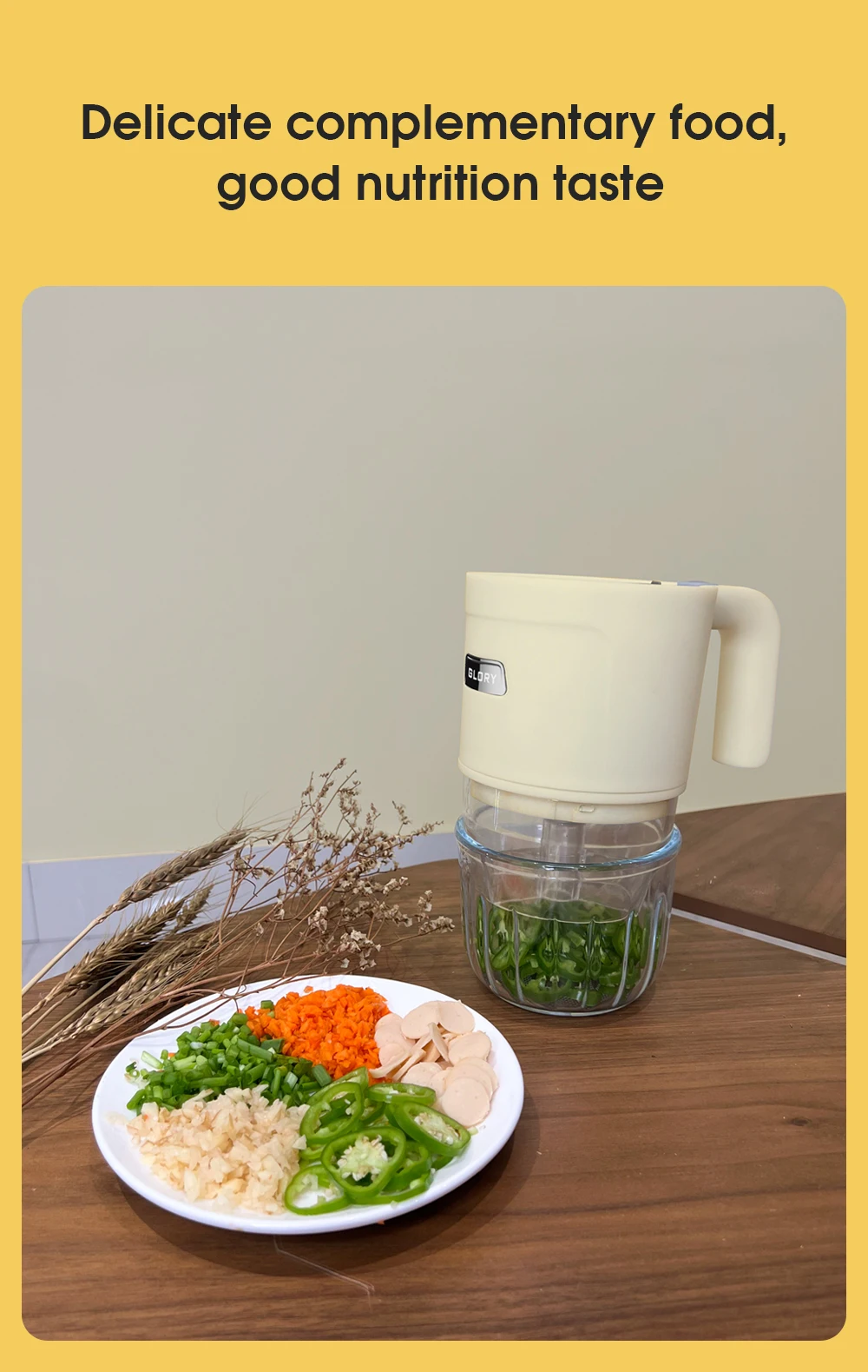 New Design  5 In 1Wireless Vegetable Cutter Meat Food Chopper Mini Hand USB Portable Electric Vegetable Crusher