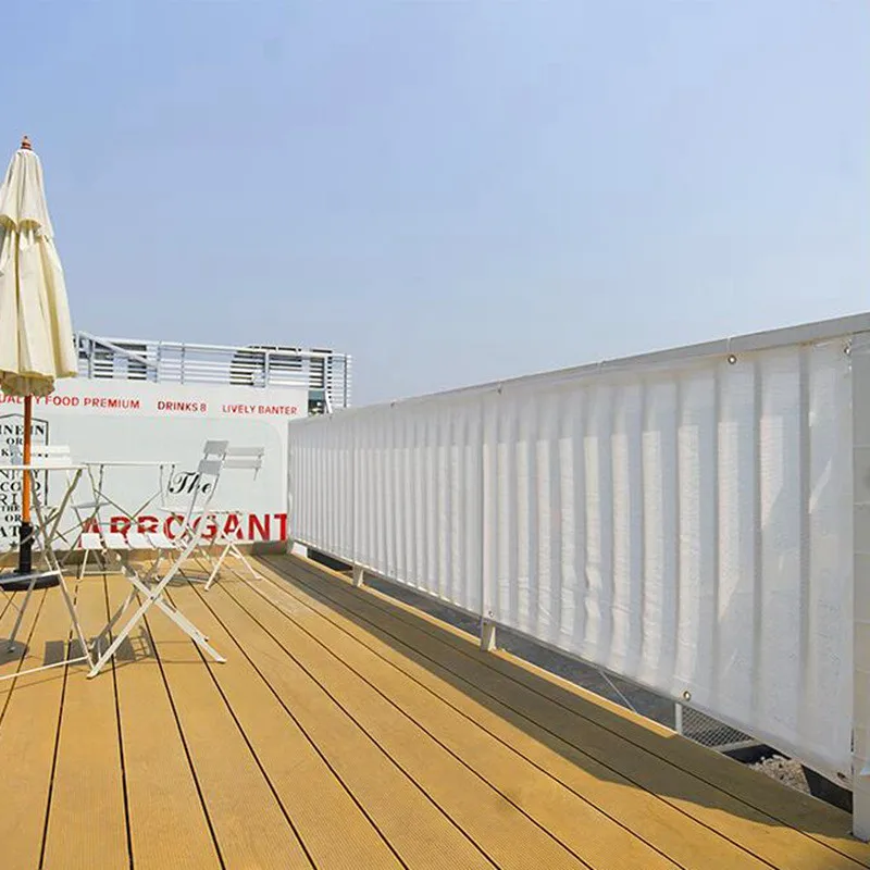 White HDPE Sun Shade Net Outdoor Privacy Screen Garden Pavilion People Protection Sunshade Mesh Sail Anti-UV Thicken 95% Shading