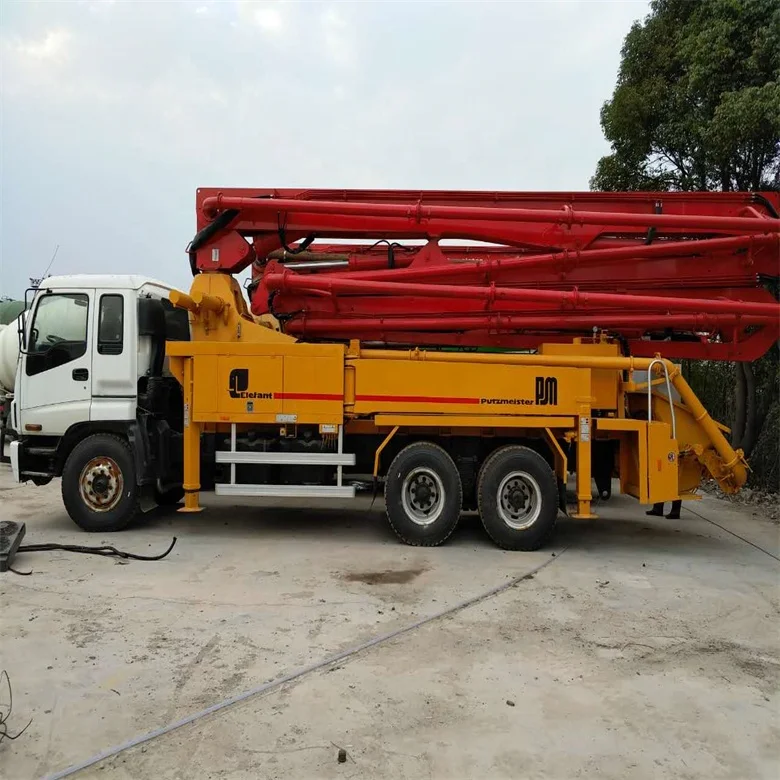 used putzmeister concrete pump truck with reliable quality and condition cheap for sale