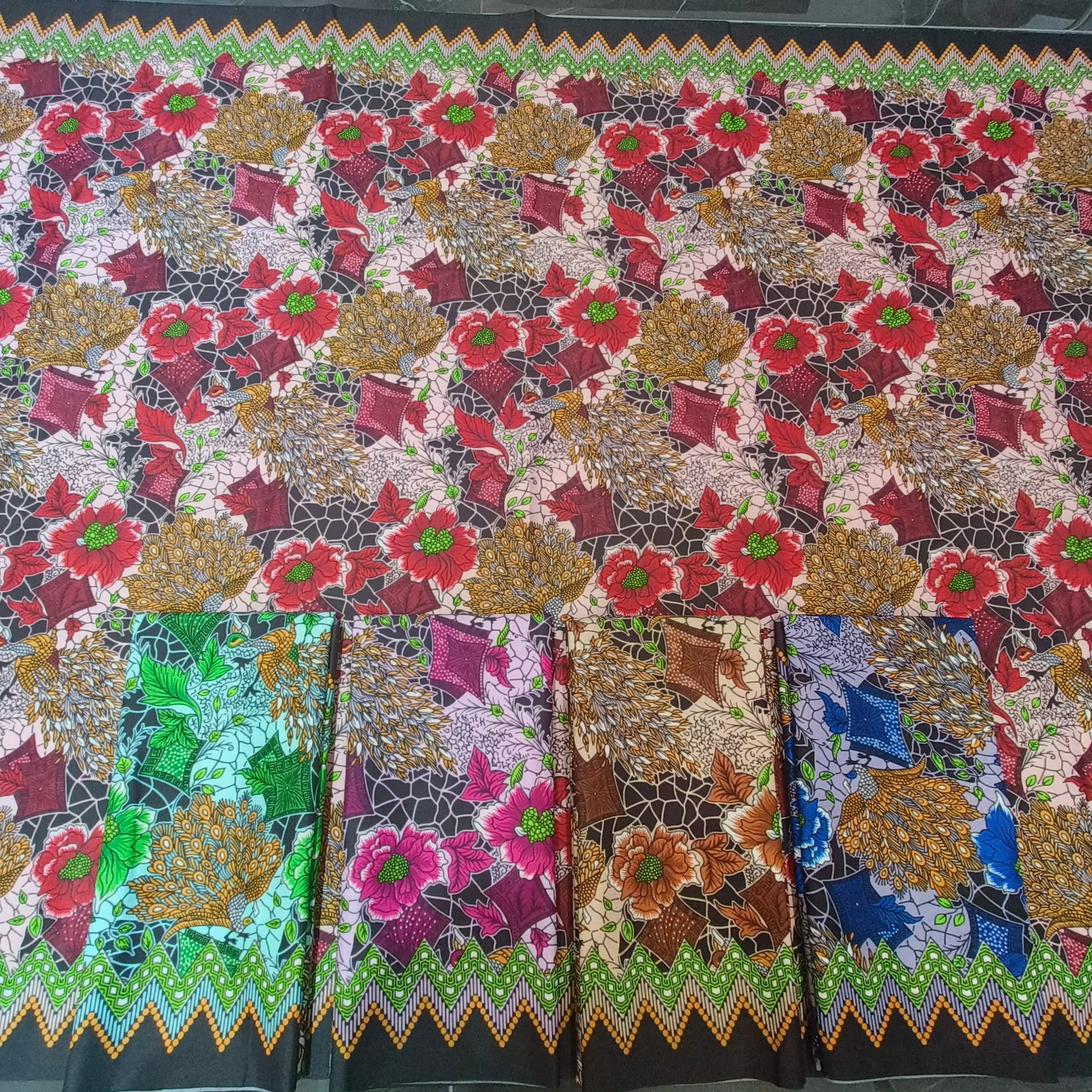 China manufacturer factory price sarung 100%  polyester sarong batik Indonesia lungi