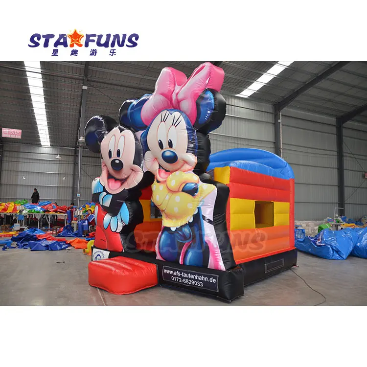 Mickey Minnie Mouse Inflatable Bouncer Adult Kids Bounce House Ready to Ship Jumping Bouncy Castle