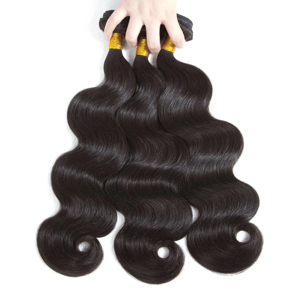 Bodywave Bundles Set Closure Human Hair Ombre Brazilian Bundles Original Colored Human Hair Bundles With Closure Paypal Accepted