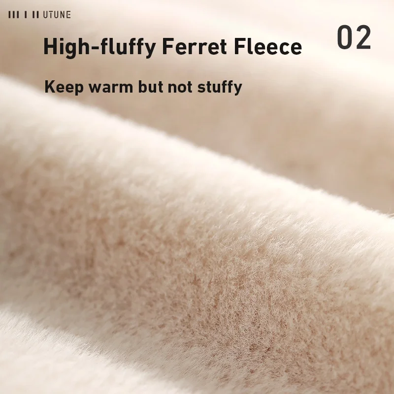 UTUNE Winter House Slippers Fashion Color Plush Cotton Indoor Home Fur Fax Furry Slippers