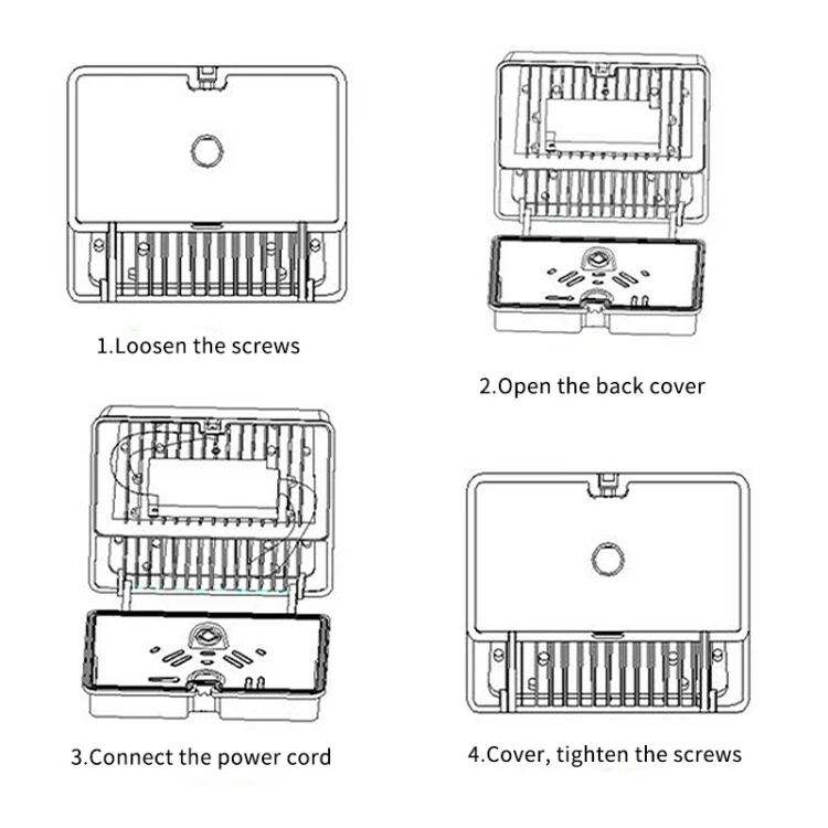 outdoor wall led lights Installation Method Atlas