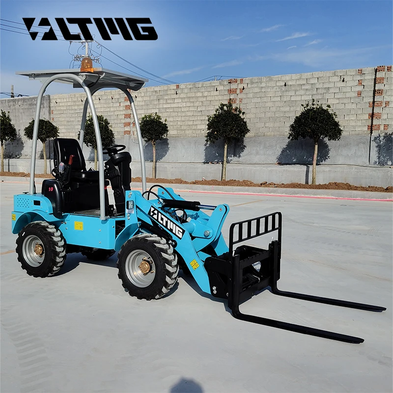 LTMG auto loader machine 0.5 ton 500 kg electric mini wheel loader for sale