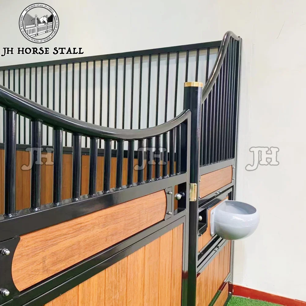 Metal Animal Poultry Husbandry Equipment Miniature Luxury Bamboo Horse Stable Panels Horse Stalls Box