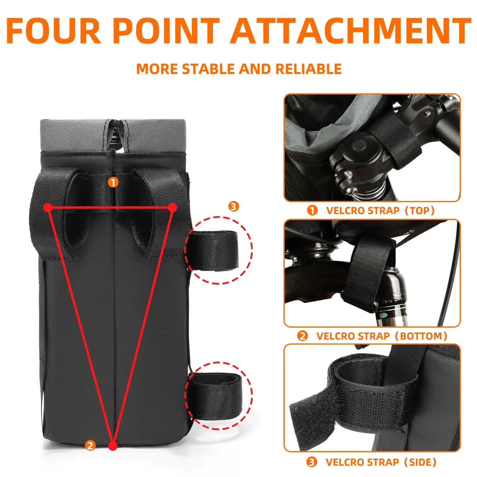 Waterproof Insulated Bicycle Water Bottle Drink Holder Bike Water Bottle Holder Bag