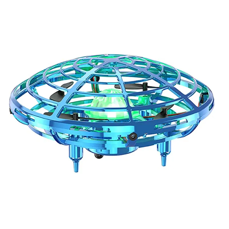 Easy Indoor Small UFO Helicopter Hands Free Motion Sensor Mini Hand Operated Flying Ball Drone Toy for Boys and Girls