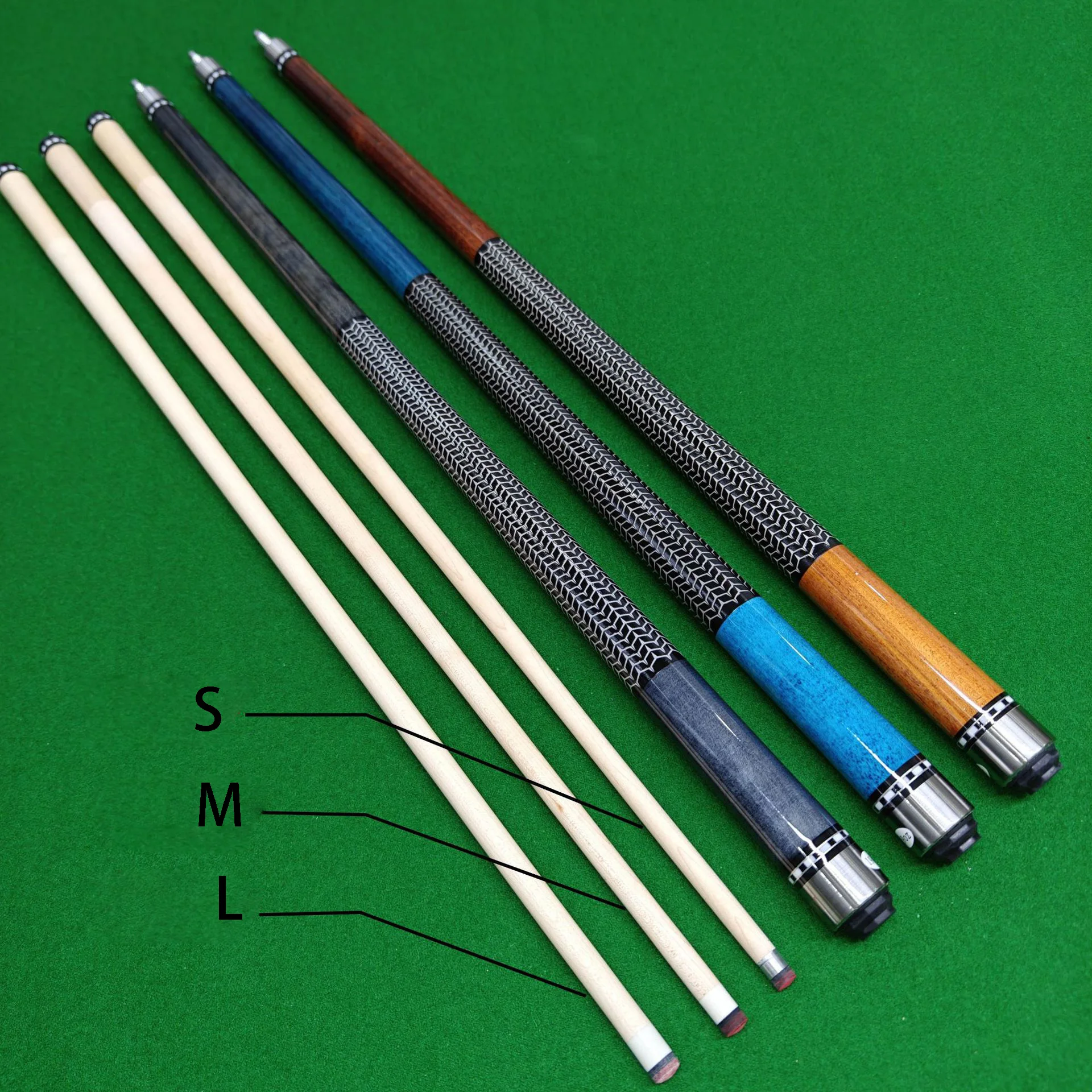 Professional Pool Cue 2/1 Stainless Steel Joint 58inches 147CM 9 ball Billiard Pool Cue Highly Quality Maple Pool Cue Sticks