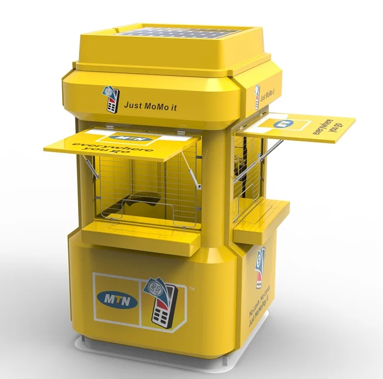 MTN fiberglass solar kiosk