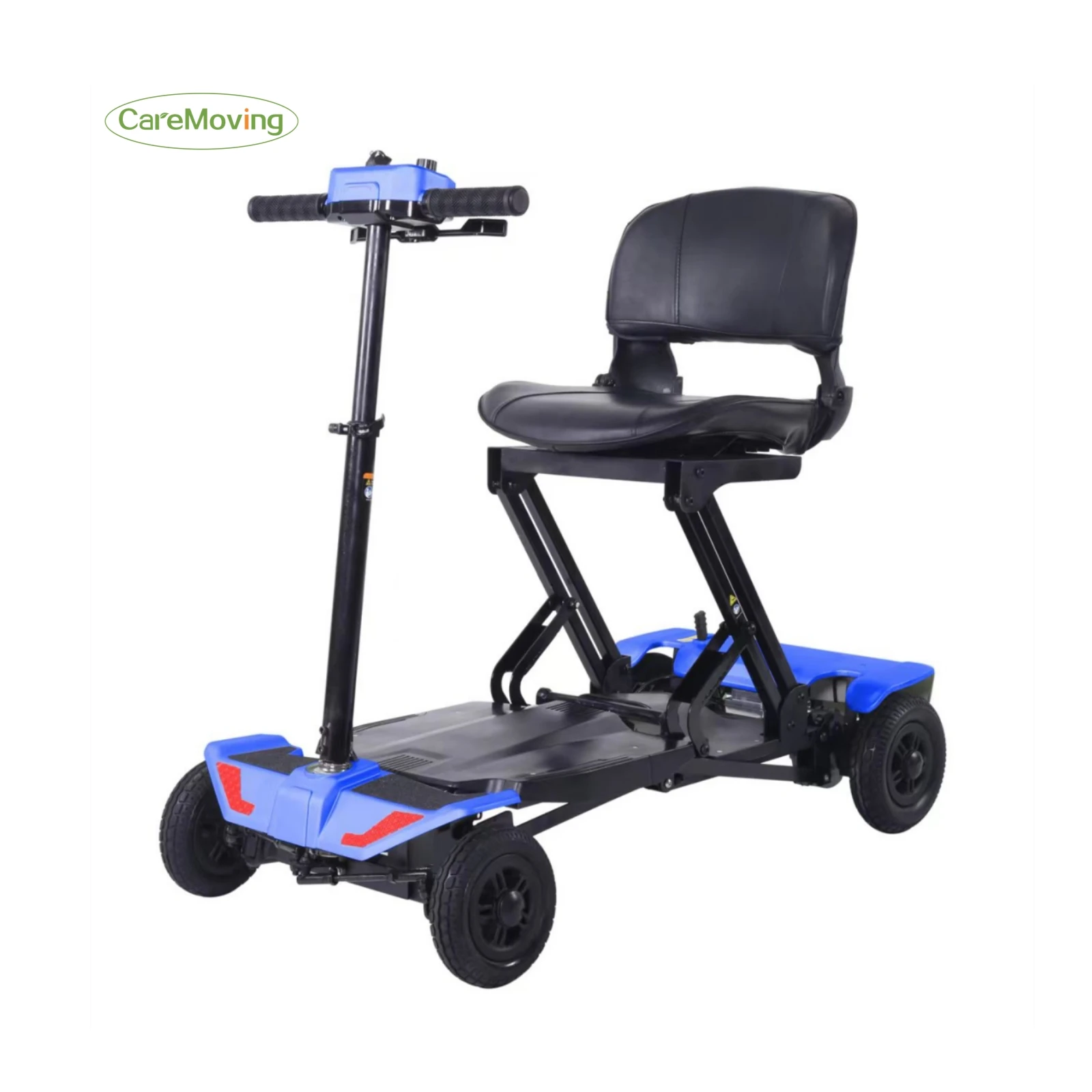 China factory portable lightest airport disabled scooter mobility electric folding scooter with 4 wheel