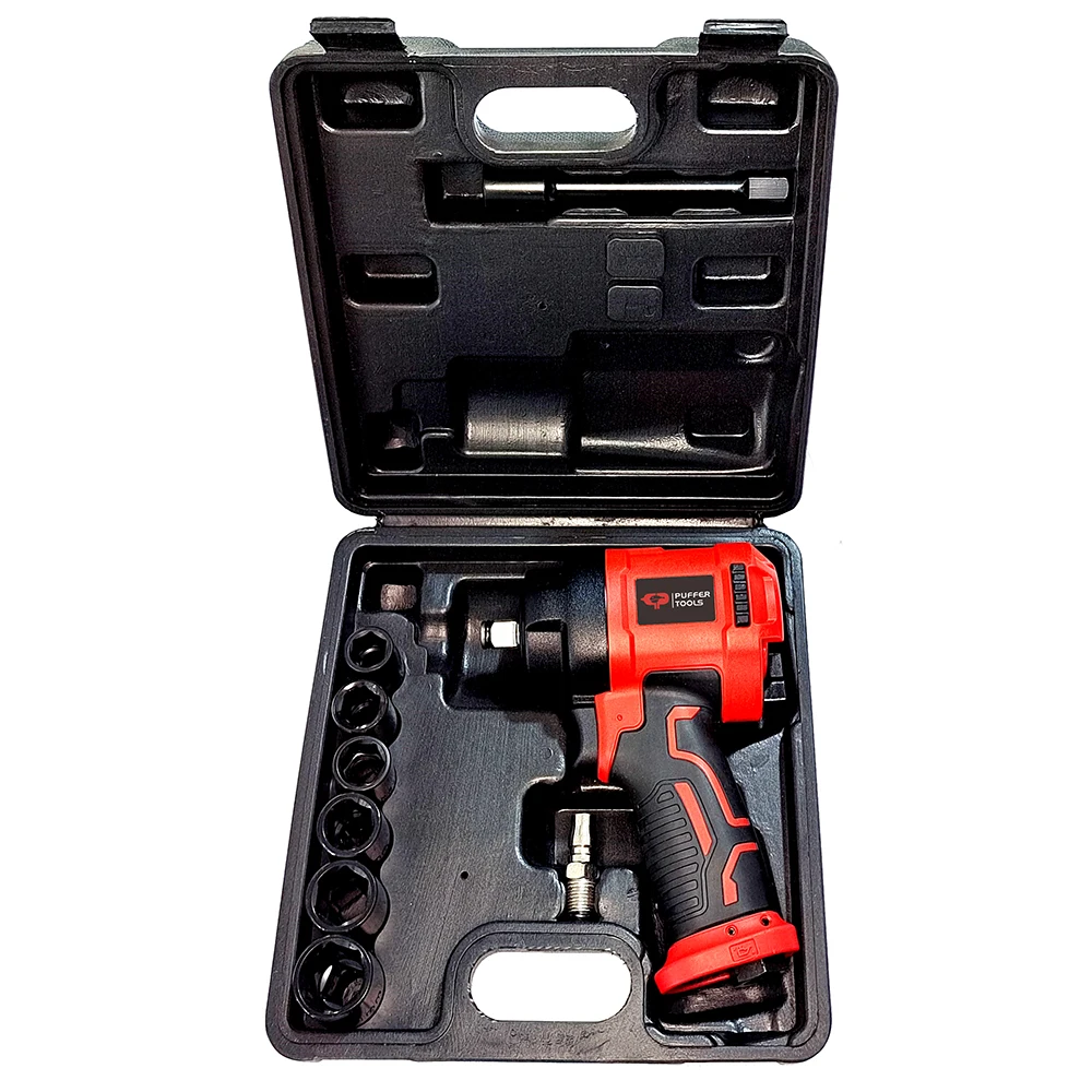 Best Budget Pneumatic Tool Compressed Air Impact Wrench Gun Kits Set For Mechanics Automotive Truck Lug Nuts