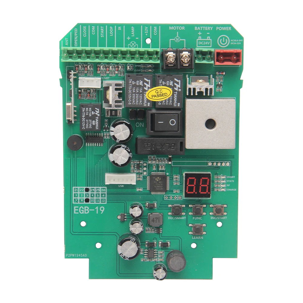 wiring diagram pcb sliding gate door opener motor control board 24v for automatic gate opener motor