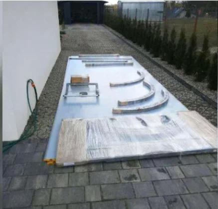 New design polycarbonate garden single door Galvanized steel tunnel greenhouse