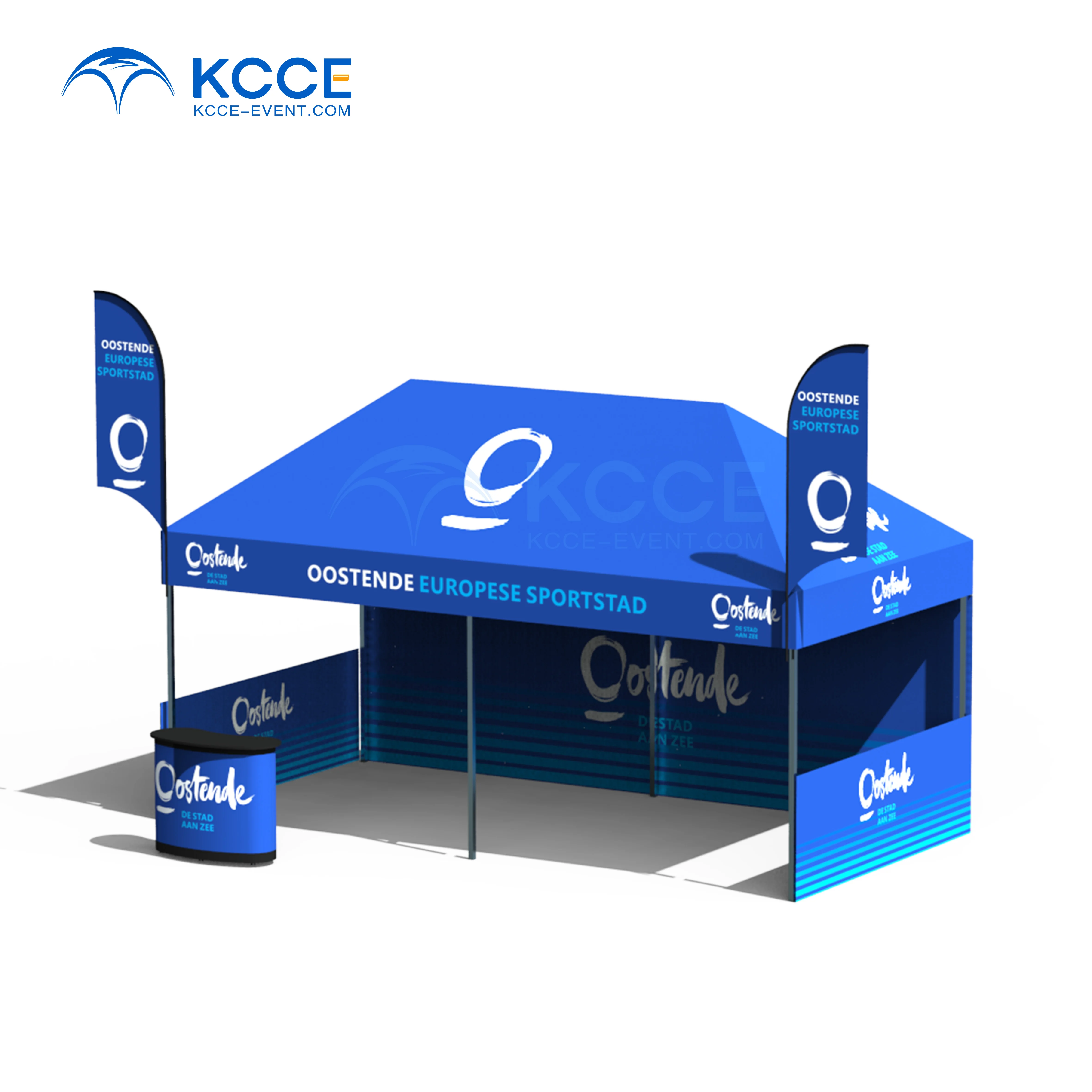 KCCE выставочная выставка сверхмощная палатка с навесом 3x3 3x6 10x10 индивидуальная печать рекламная Складная Алюминиевая