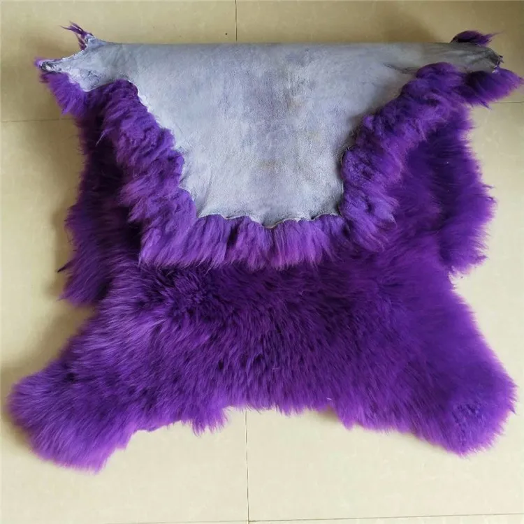 real fur sheep skin rugs/China fur lambskin rugs