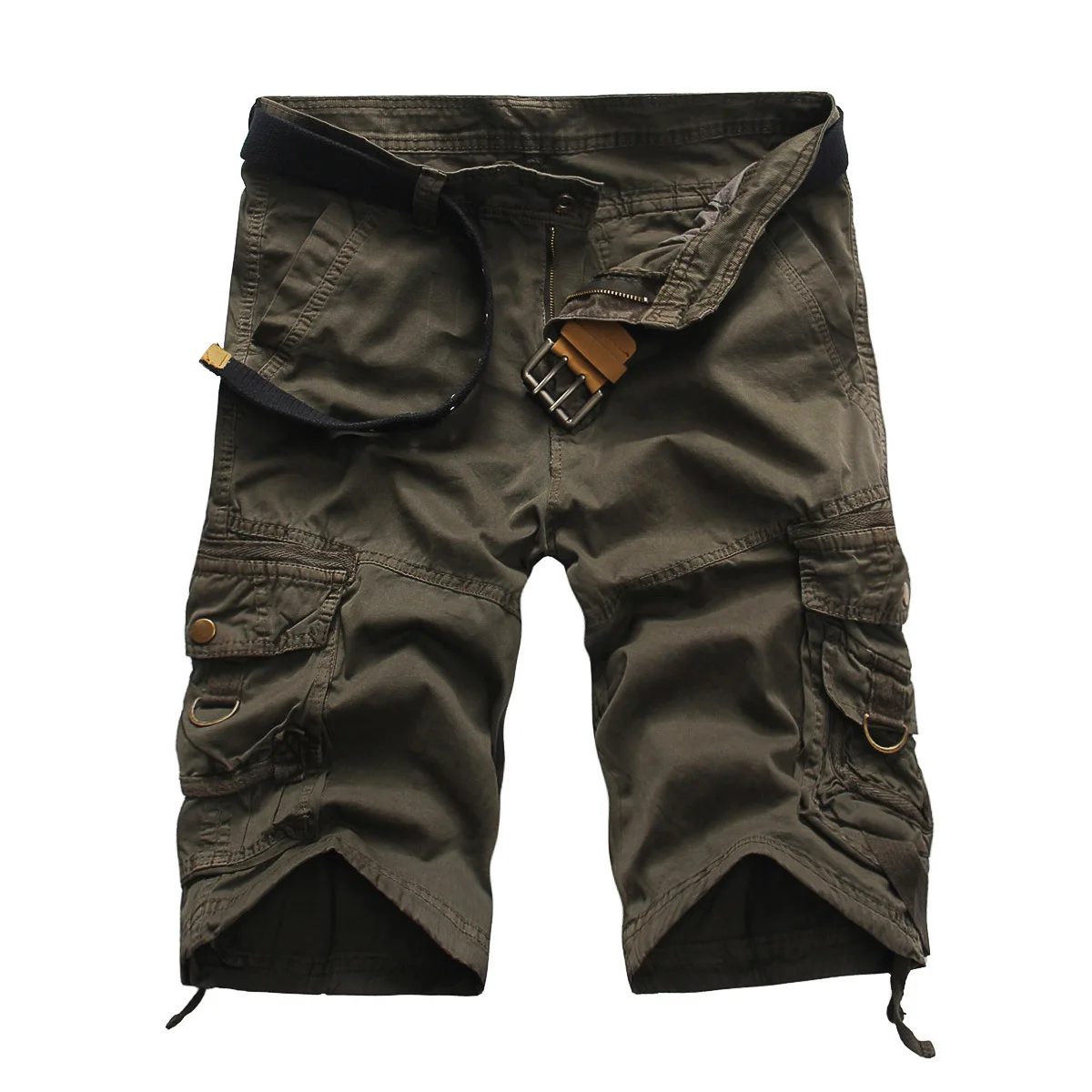 Men south Korean style cotton camouflage relaxed cargo shorts with wholesale price
