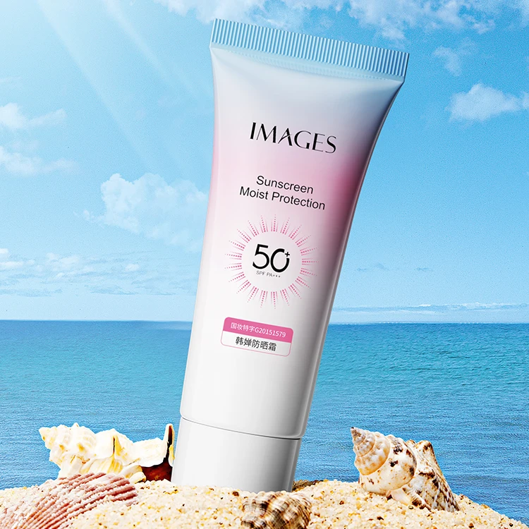 Солнцезащитный крем Rorec spf 50 + PA +++ с увлажняющей изоляцией, красным гранатом и легким прозрачным макияжем