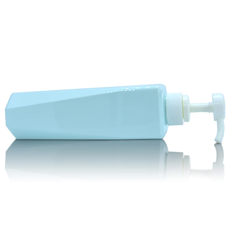 Wholesale 500ml 700ml Shampoo Bottle Recycle PETG Plastic  Bottle Body Lotion Cosmetic Packaging Body Wash Shampoo Bottle