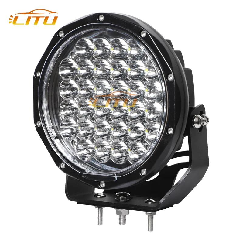 High Power 12000LM High Bright Round Led Driving Light Combo Beam Truck Trailer Offroad Pods light Car Led Work Light