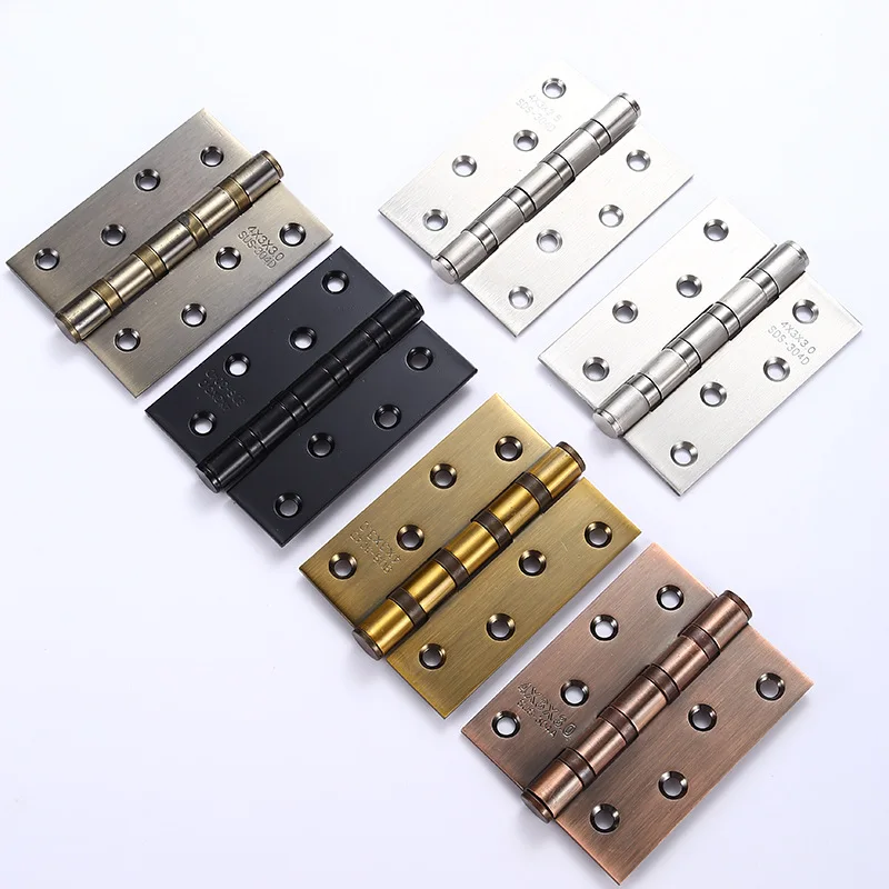 Factory wholesales 4 5 6 inches flat open butt hinge window and door hinge flush hinge for wooden door