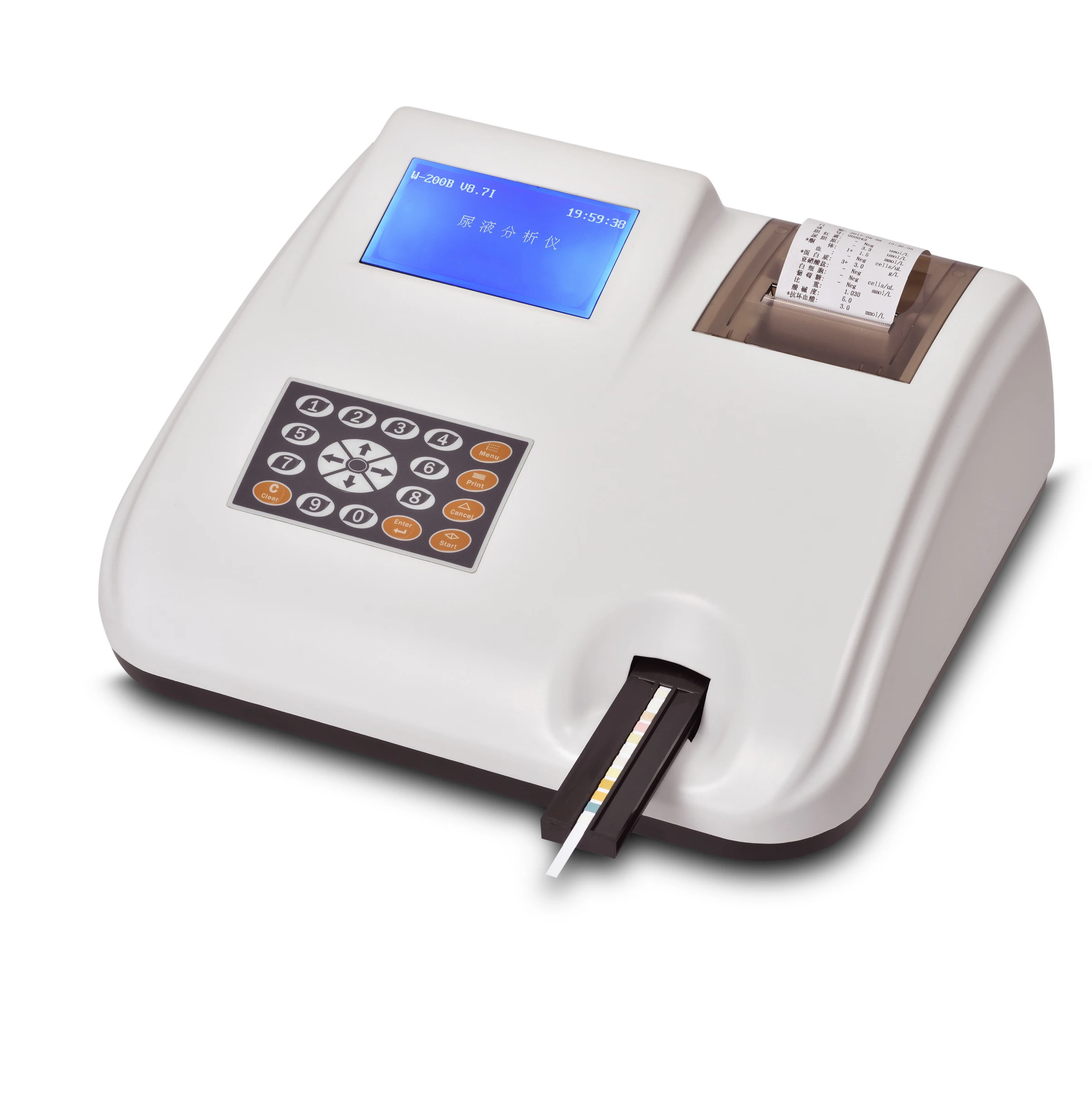 Semi Automated Urine Instrument , W-200B Clinical Hospital Medical Instrument Vet Urine Analyzer