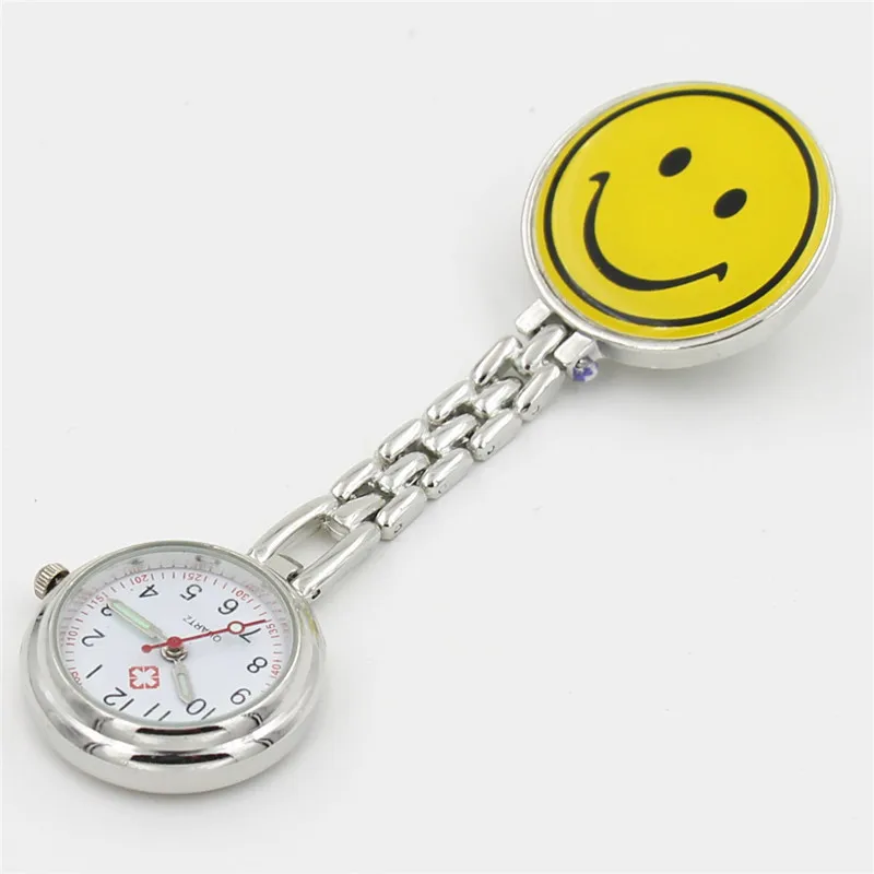
Silicone Jelly Cute Cartoon Smile Round Face watch for Doctor Nurses 