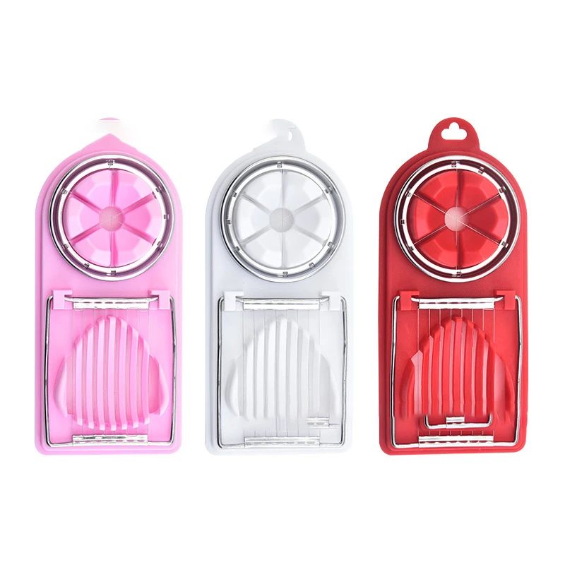 Mew Arrival Multifunctional Egg Cutter Stainless Steel Egg Slicer Cutter Mold Flower-Shape Luncheon Meat Cutter Kitchen Gadgets