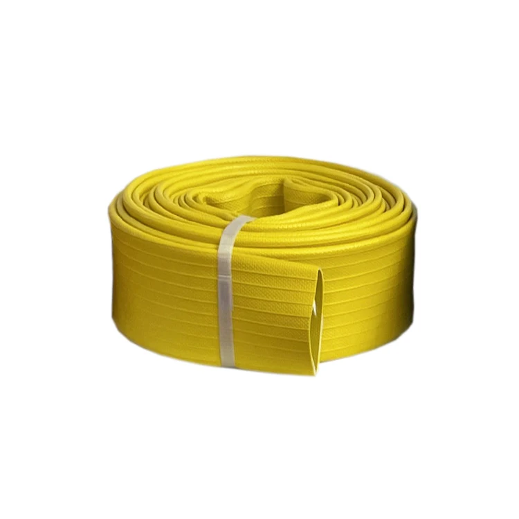 TL High Pressure Resistance Polyester Fire Hose yellow color 1.5 inch