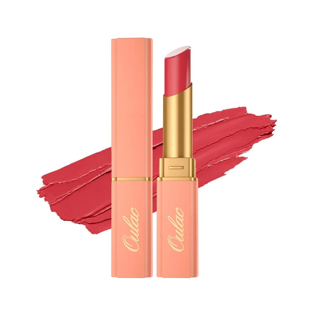 oulac light weighthighly- pigmented colour with a great long-lasting performance velvet matte  lipstick