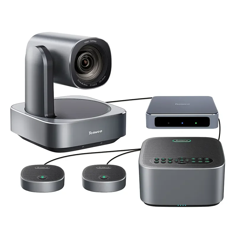 Комплекты для видеоконференций 4k TEVO-VA612GROUP EX 12x zoom 4k/1080p HDMI диапазон 6m и 2 ступицы видеоконференционной системы