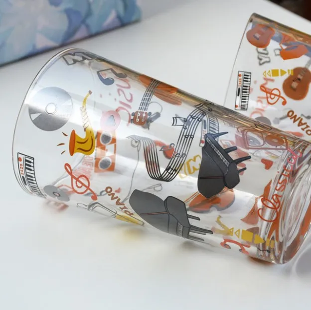 wholesale wrap decal logo 16oz 480ml beer glass free sample 16 oz beer glass mug cup high quality beer glass 16oz