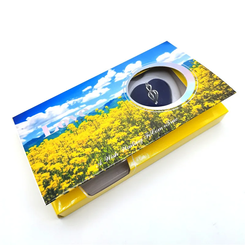 Blue Sky Yellow Flower DIY Wish Love oyster Canned Pearl Necklace Jewelry Gift Blind Box Set for Christmas Gifts by Air Shipping