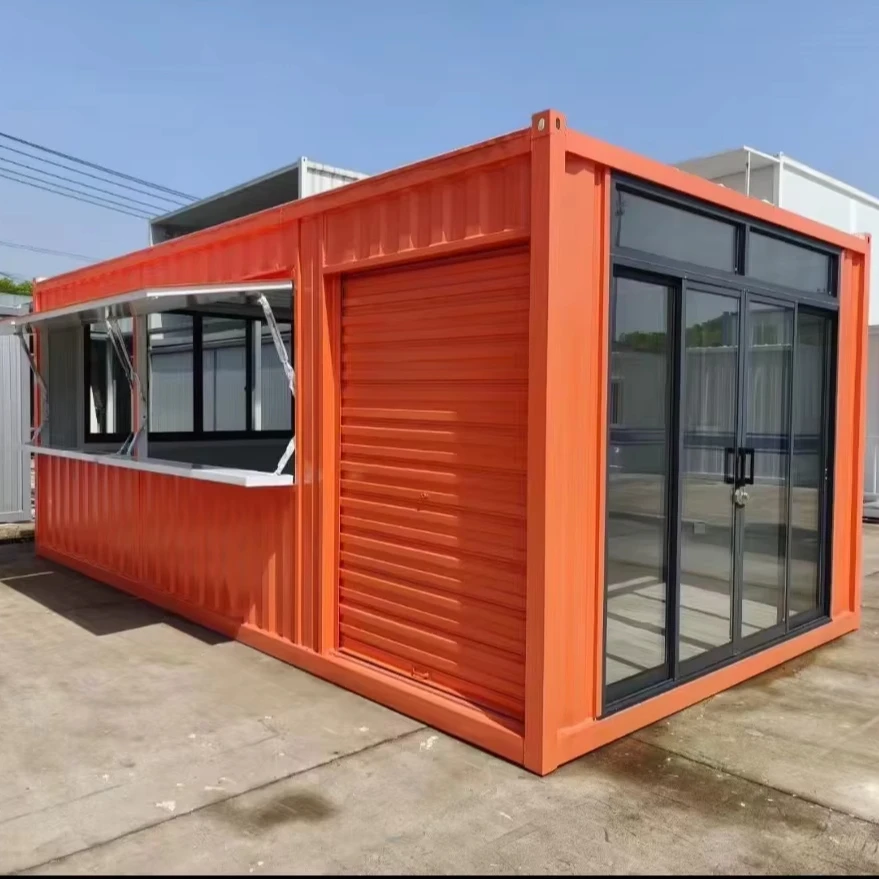 ZHYH low price 20 ft 40 ft prefabricated detachable container coffee shop restaurant luxury container bar paperback coffee house