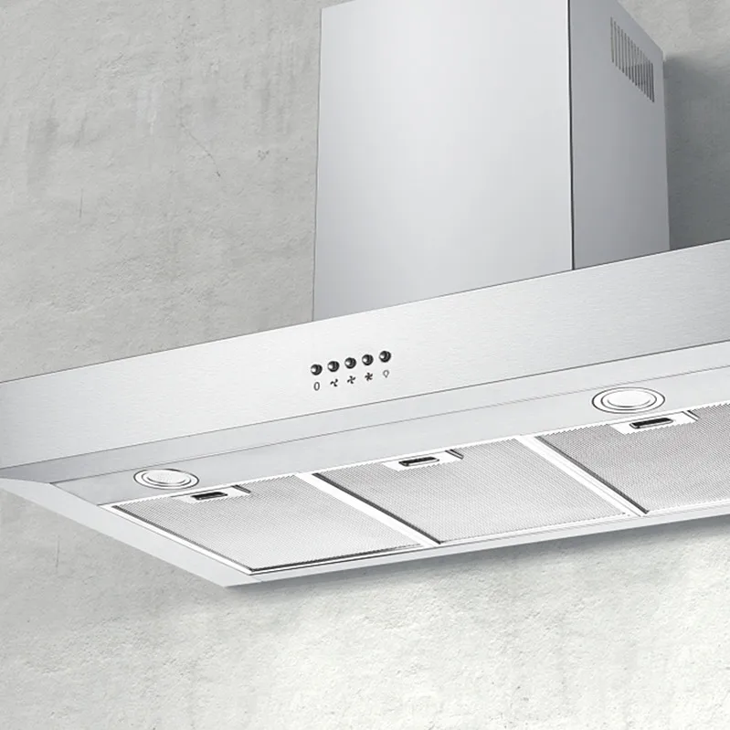 Chimney parts, Tap the light 3 speed push switch of range hood