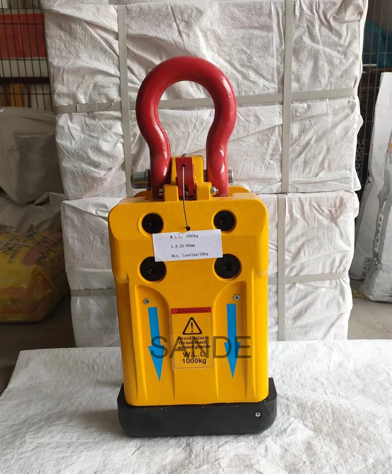 Hot Sale 1000kgs granite marble Lifting Clamp slab lifter Safety Stone Slabs Lifting Clamp