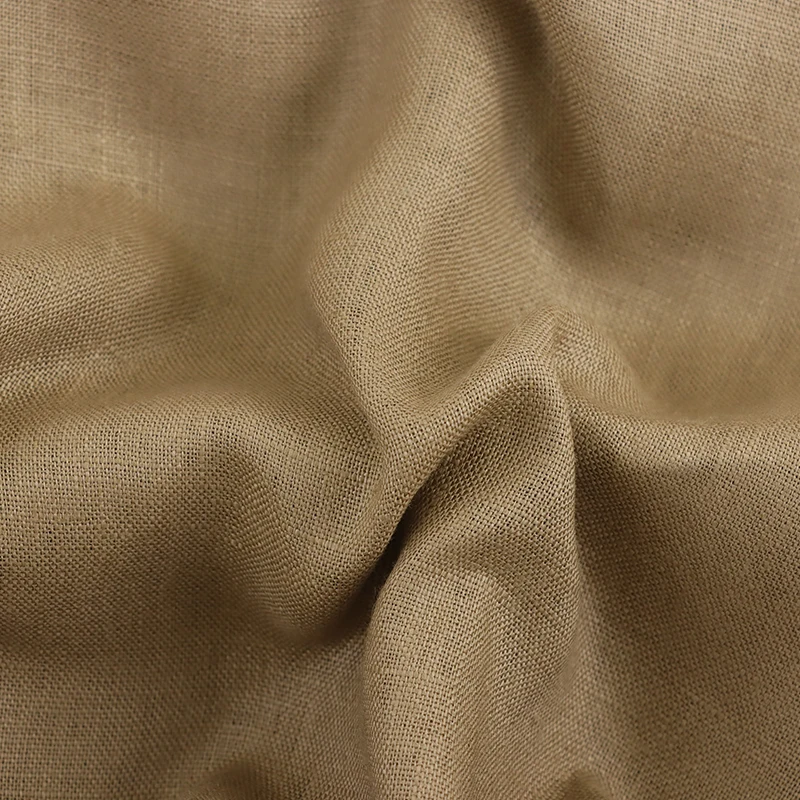 In stock french100 linen fabric for clothes flax crinkle linen suit fabric organic washed pure 100% linen fabric