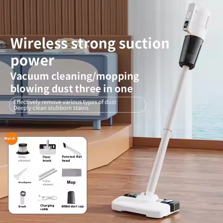 New electric floor cleaner with electric charge, dry vacuum cleaner, hotel hand-held
