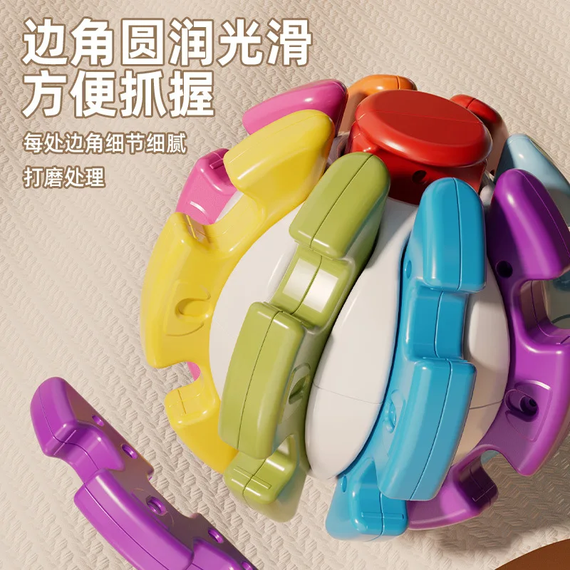 Kids educational multifunctional diy switching toy balls Puzzle Transformation Ball