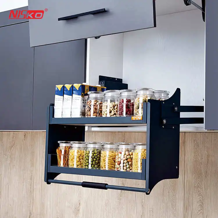 Kitchen Cabinet Drawer Magic Corner Pull Out Basket/ Magic Corner for Kitchen