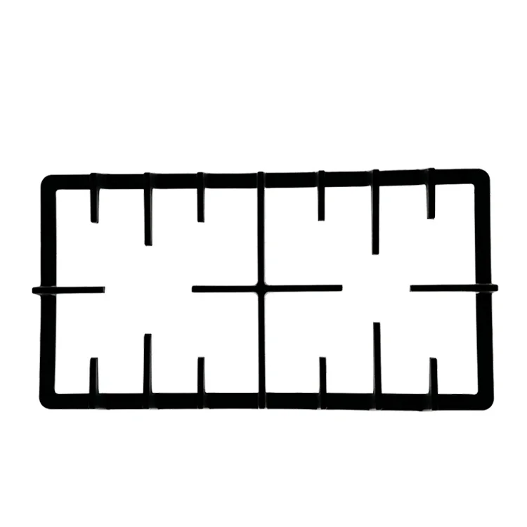 Wholesale custom gas stove accessories cast iron rectangular stove rack