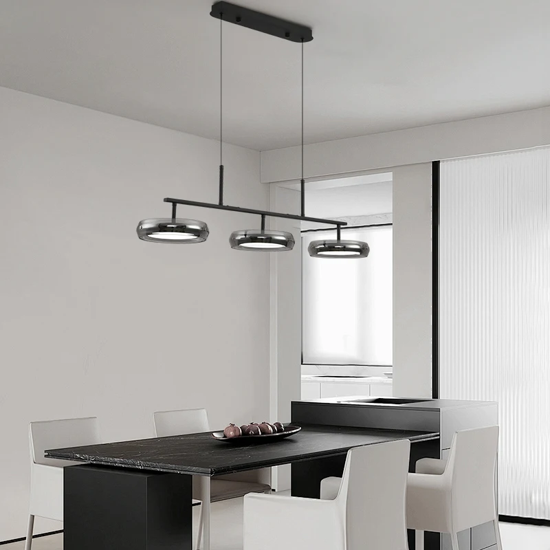 Practical external luminous restaurant bar LED pendant light elegant warm gold bedroom living room indoor pendant lamp