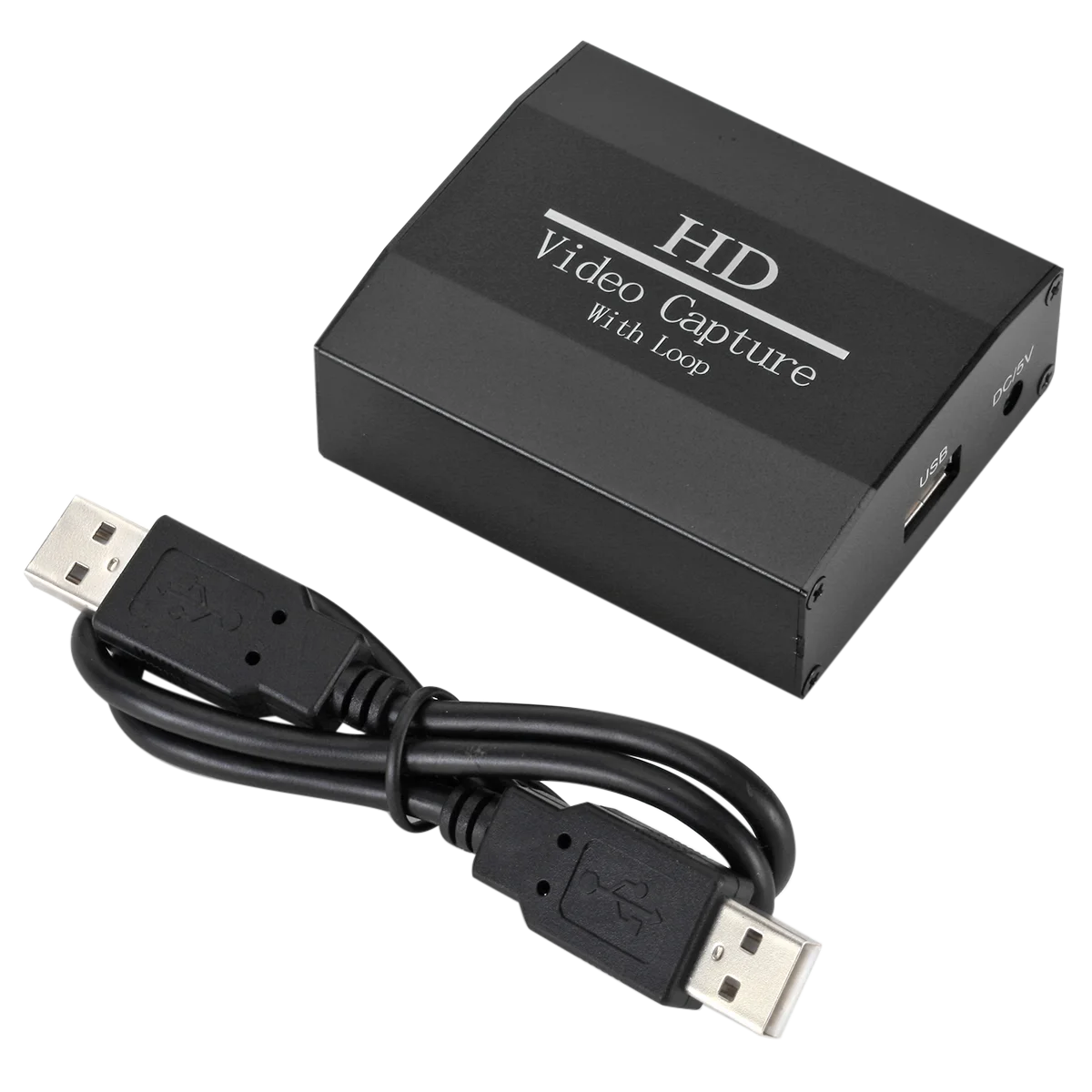 hdmi high-definition capture card computer live video recording usb to hdmi with loop out capture card HDMI to USB
