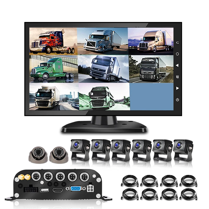 For Taxi/Car/Vehicle 4G GPS AHD Security MDVR Kit Support View Online/Remote Video Mobile DVR 8CH