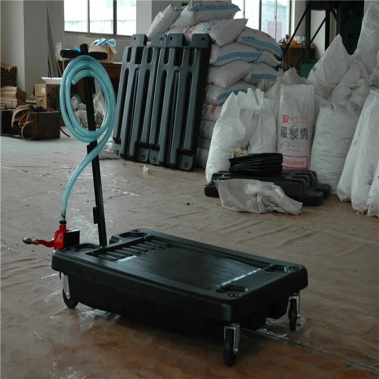 High Quality Best Price Factory Direct Supply Oil Drainer Plastic Low Profile 17 Gal. with Steel Manual Pump  ODPLP17