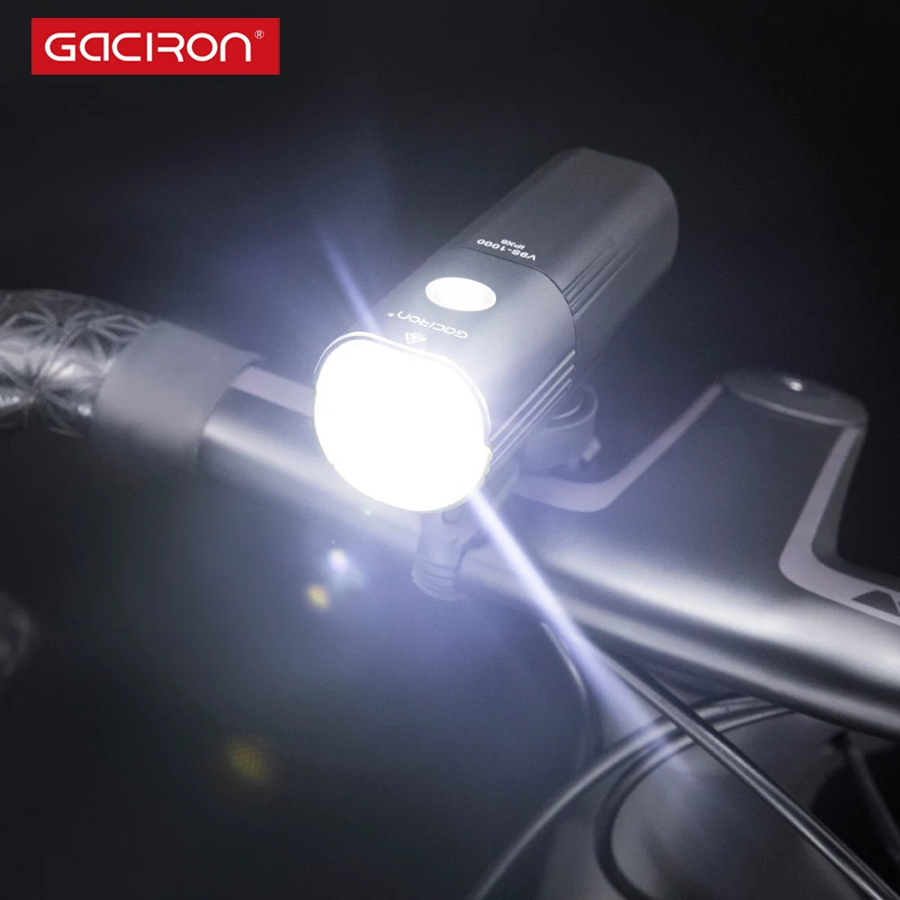 Gaciron bicycle USB rechargeable bike Headlights Waterproof 1260LM bicycle front light Cycling Equipment