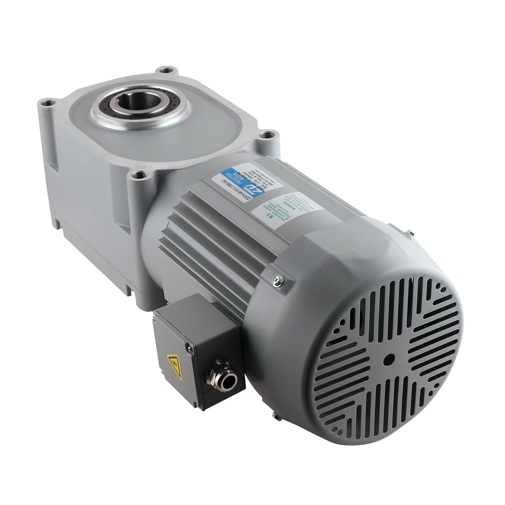 ZD Leader 3phase 200V 220V 380V 1.5kw AC Hypoid Gearmotor with Right Angle Hollow Shaft