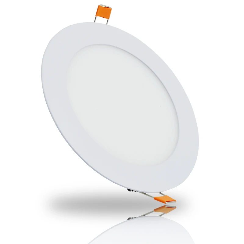 Акриловые Тонкие потолочные светильники 12 Вт, 6 дюймов, круглая квадратная Встраиваемая потолочная лампа для дома, гостиной