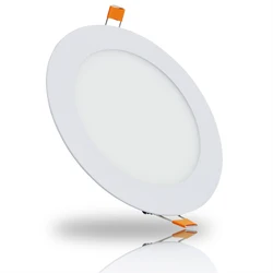 Акриловые Тонкие потолочные светильники 12 Вт, 6 дюймов, круглая квадратная Встраиваемая потолочная лампа для дома, гостиной